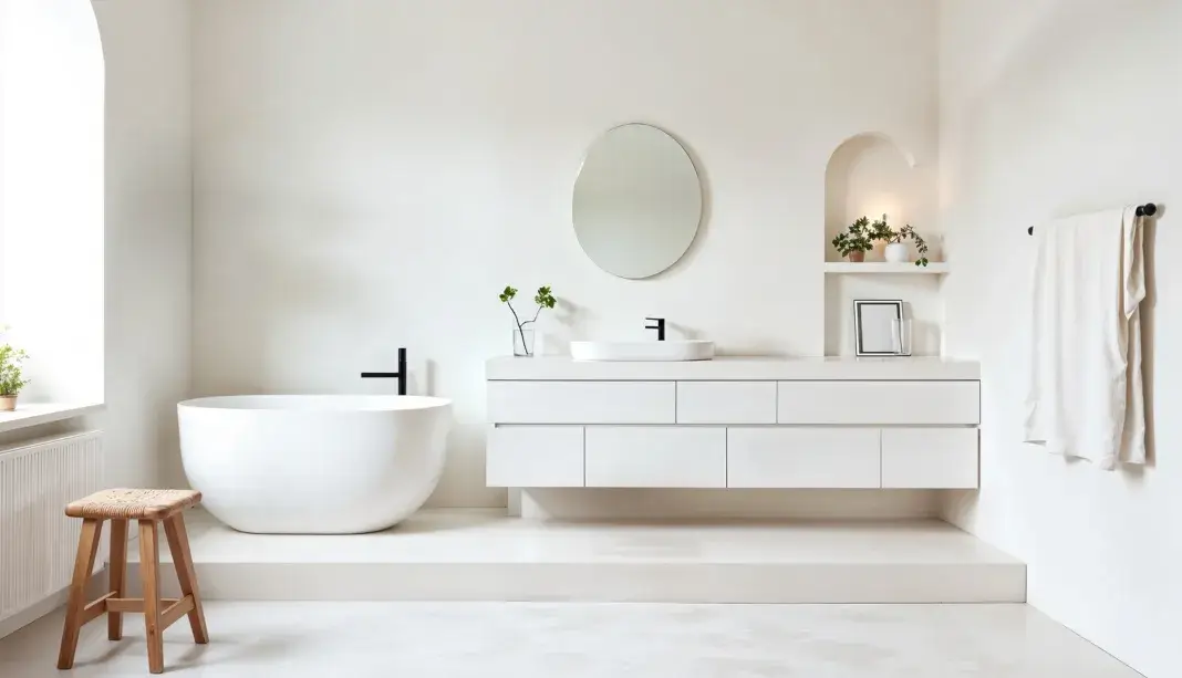 Pristine bathroom after one-time cleaning in Hartford, CT